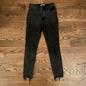 skinny high rise jeggings